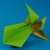 Wirbelwind aus Origami Papier