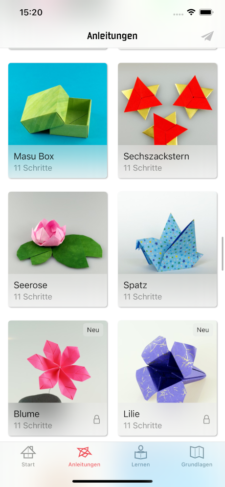 Origami App Für Iphone Und Ipad Faltanleitungen