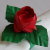 Origami Rose als Serviettenring