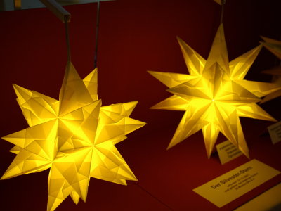 Bascettas Origami Stern und Silvesterstern