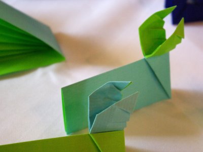 Origami Flügel Tischkarte