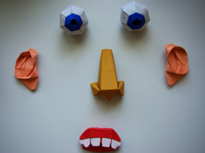 Origami Gesicht