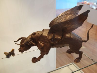 Origami Flying Bull von Eric Joisel