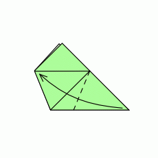 Origami Becher Schritt 4