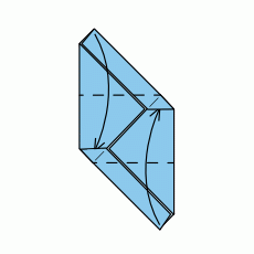 Origami Briefumschlag Schritt 4