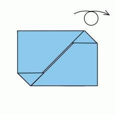 Origami Briefumschlag Schritt 5
