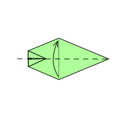 Origami Fisch Schritt 9
