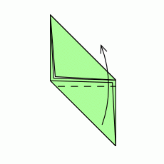 Origami Häkchen Schritt 3