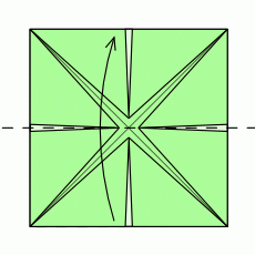 Origami Himmel und Hölle Schritt 6