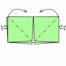 Origami Himmel und Hölle Schritt 7