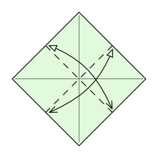 Kranich Faltanleitungen Origami Kunst