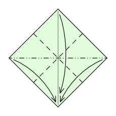 Kranich Faltanleitungen Origami Kunst