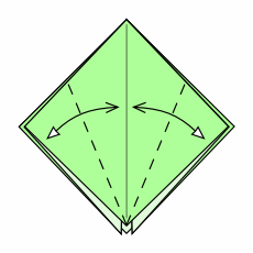 Kranich Faltanleitungen Origami Kunst