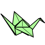 Kranich Faltanleitung Origami Kranich Faltanleitung