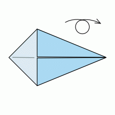 Origami Schwan Schritt 3