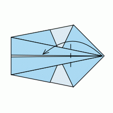 Origami Schwan Schritt 6