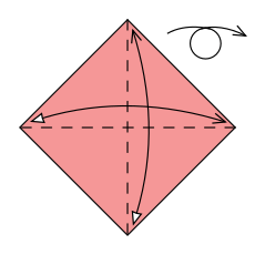 Sternschachtel Schritt 1