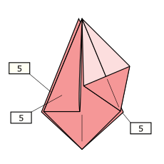Sternschachtel Schritt 6