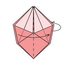 Sternschachtel Schritt 7