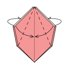 Sternschachtel Schritt 8