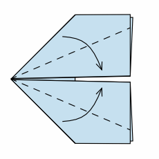 Origami Stiefel Schritt 4