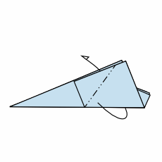 Origami Stiefel Schritt 6