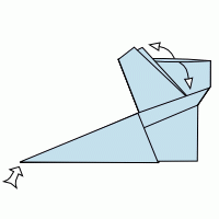 Origami Stiefel Schritt 9