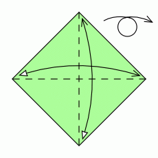 Vogelform Schritt 1