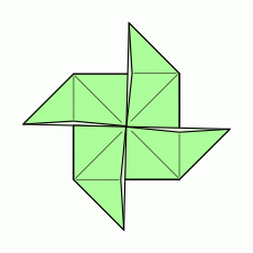 Windmühlenform Schritt 8