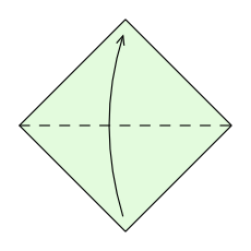 Serviette Pyramide Schritt 1