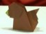 Origami Hund Faltanleitung Anleitung Origami Hund falten