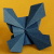 Origami Kornblume