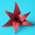 Origami Lilie aus Washi