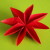 Origami Chrysantheme aus Washi