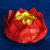 Origami Seerose aus Faserseide