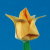 Origami Tulpe - traditionell
