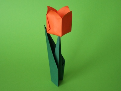 Origami Tulpe