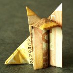 Fuchs Origami Fuchs als Geldgeschenk falten