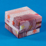 Origami Geldbox aus zwei Geldscheinen