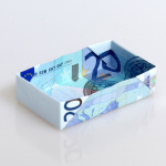 Origami Multibox aus einem Geldschein