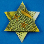 Sechszackstern Origami Sechszackstern