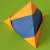Origami Tetraeder aus zwei Modulen