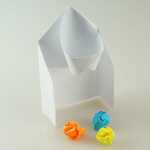 Basketballkorb Origami Basketballkorb