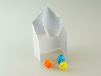 Origami Basketballkorb