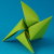 Helikopter Helikopter aus Origami Papier