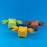 Origami Geflügelte Wasserbombe