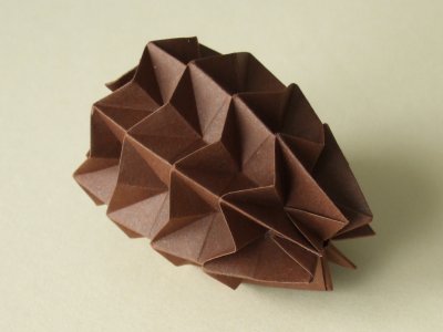 Origami Tannenzapfen