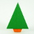 Origami Weihnachtsbaum aus Duocolor Origami Papier