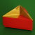 Origami Dreieckschachtel mit Griff aus Kraftpapier