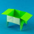 Origami Sanbo mit Füßen